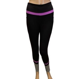 Women's Tek Gear Yoga Athletic Active DryTek Leggings Pants Size Medium EUC